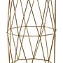 Shalimar Achteckiger Marmor und Gold Beistelltisch
 8