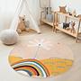 Rainbow Children's Rug Multicolored ⌀180cm 3