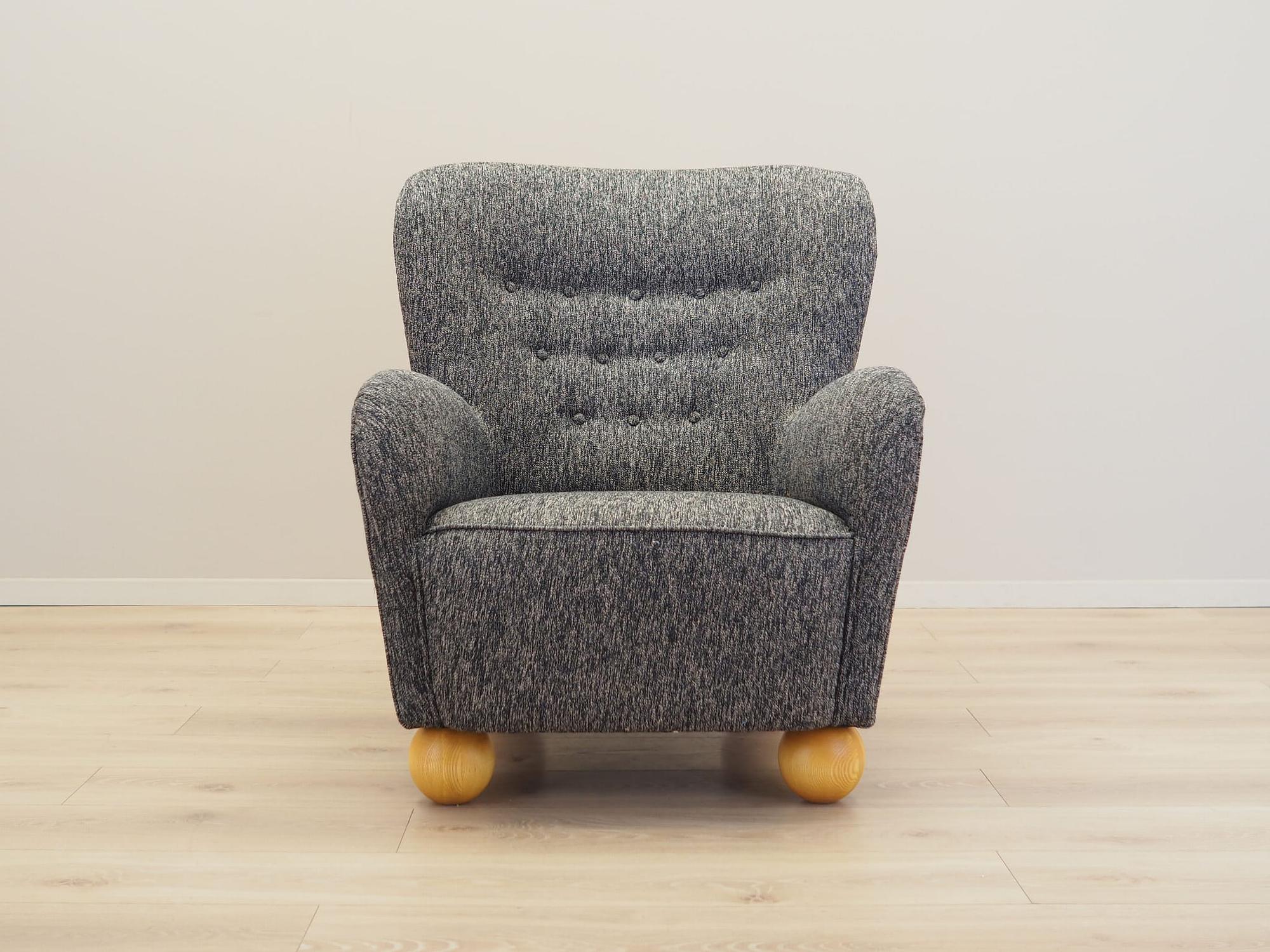 Armchair Textile Gray 1