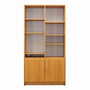 Libreria vintage frassino marrone anni '70 0
