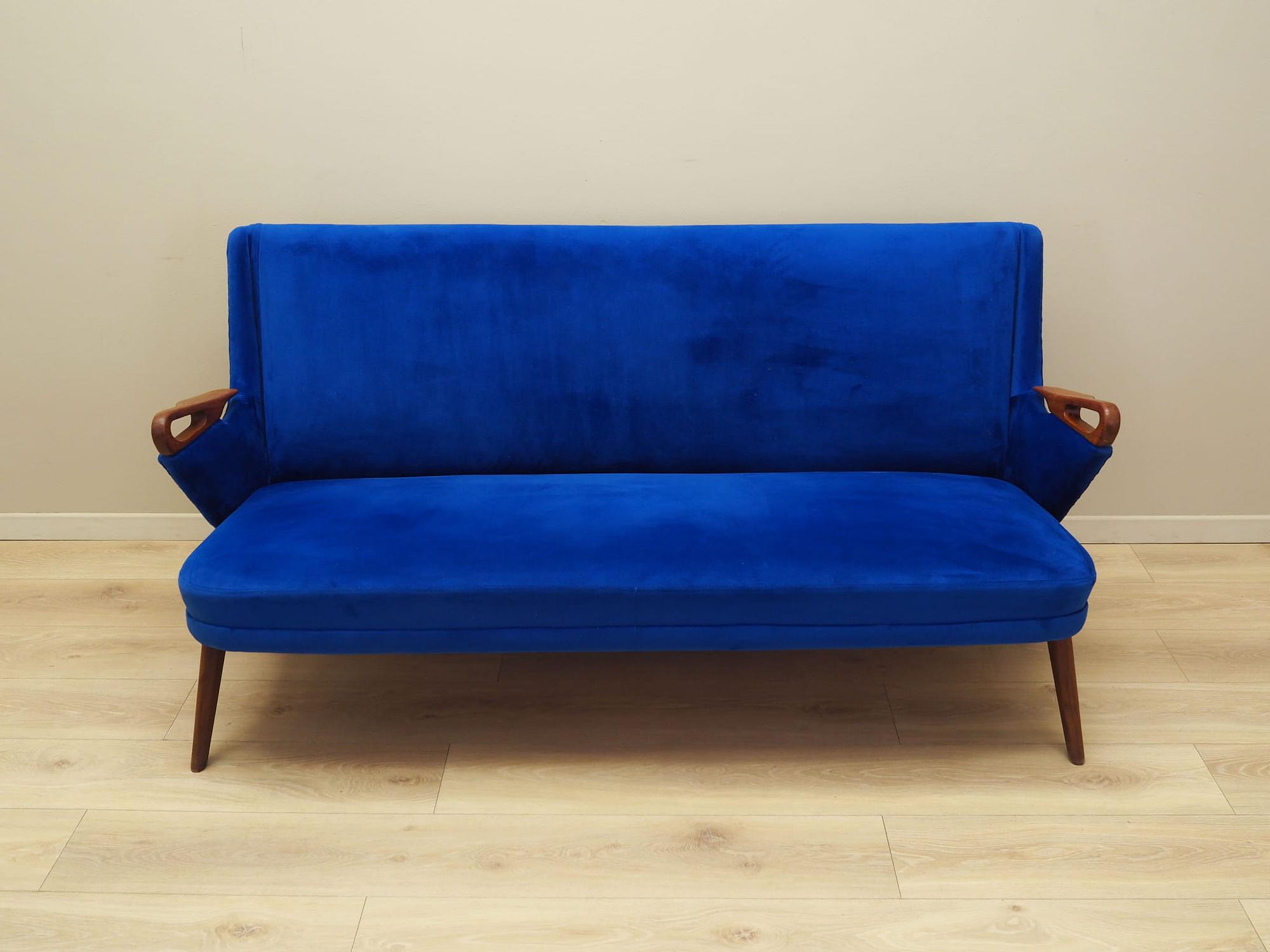 Wohnzimmer-Set Blau 1960er Jahre 5