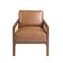 Sessel Leder Braun 1