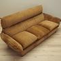 Sofa Velours Braun 1970er Jahre 7