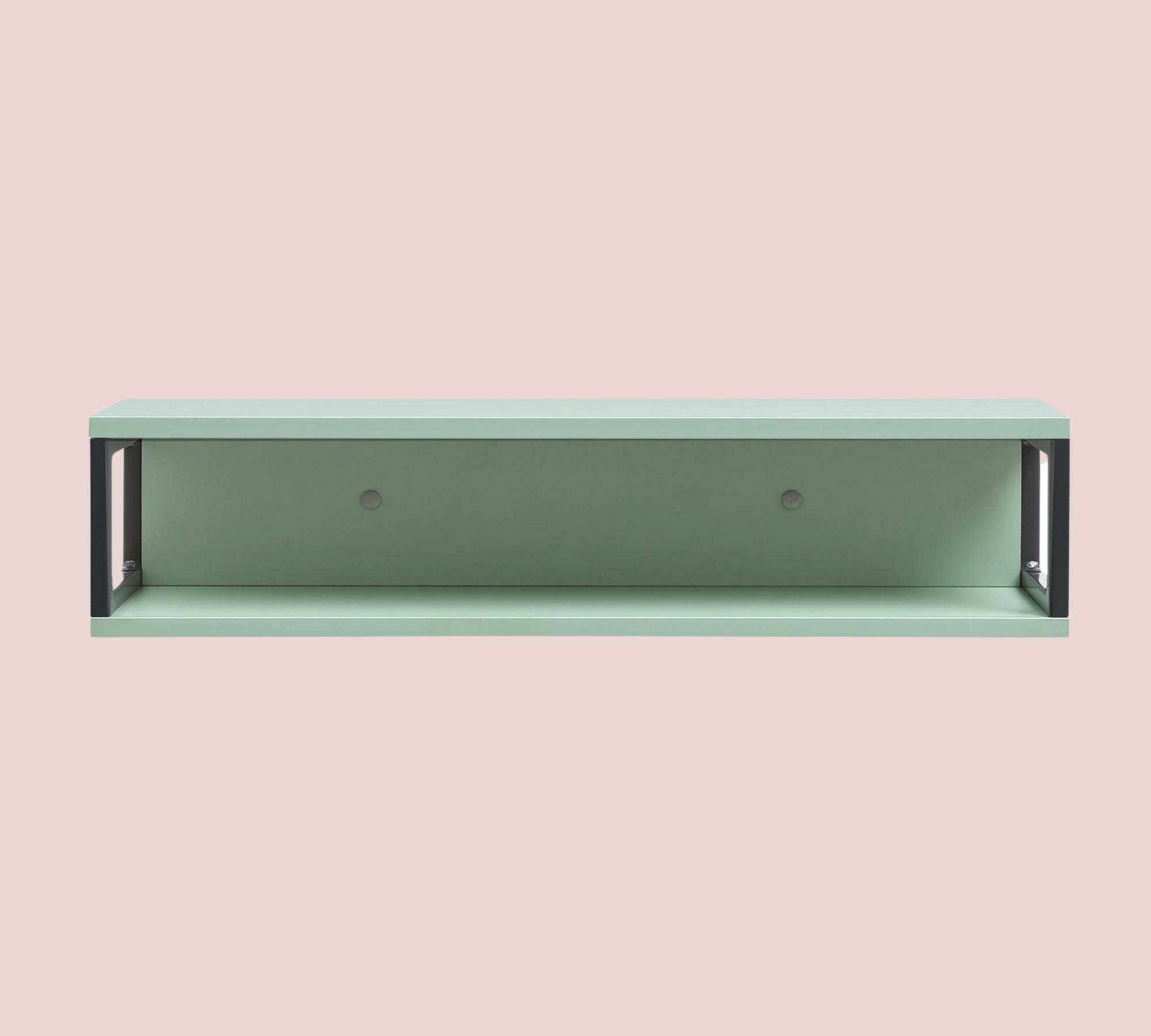 Wall shelf wood mint 1