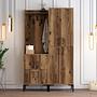 Ana Wardrobe Walnut Brown 120cm x 200cm 0
