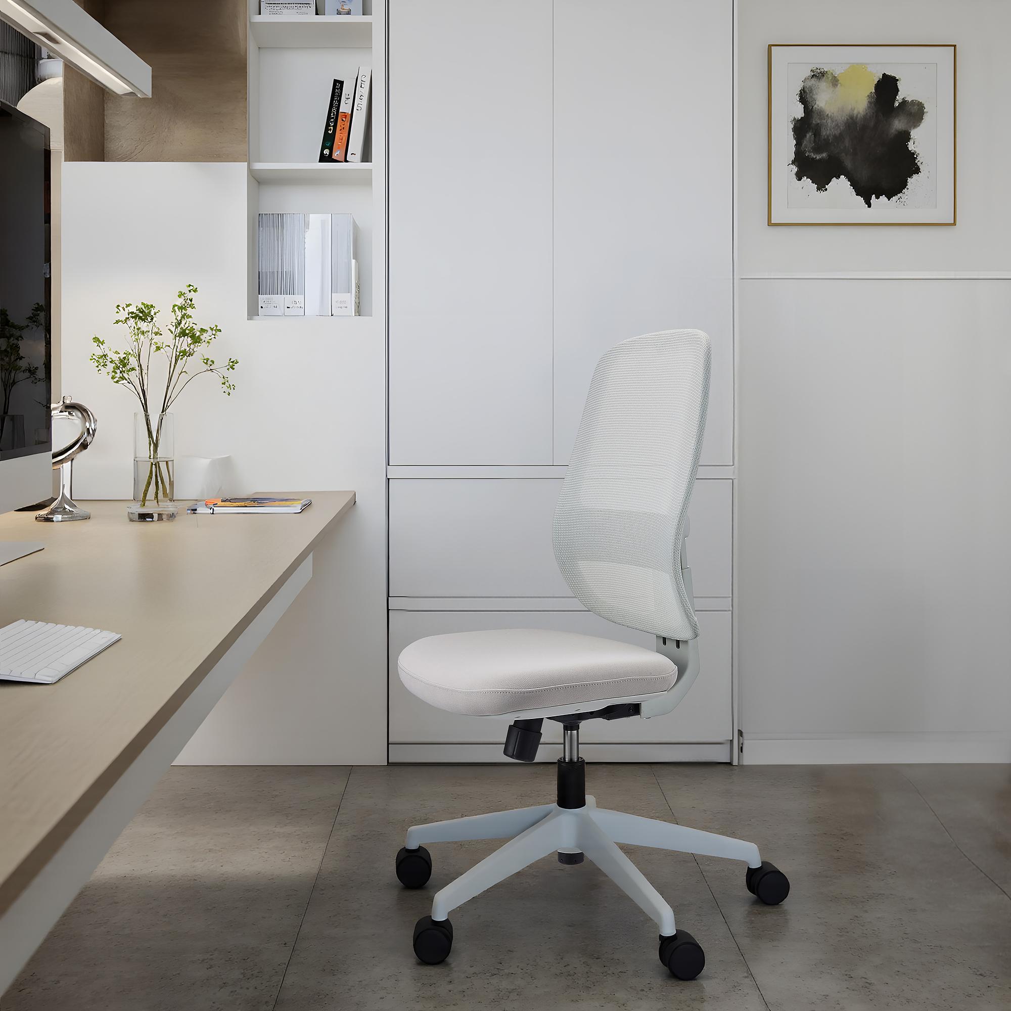Minoro W Bürostuhl Netzstoff Weiß 4