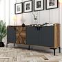 Venedik Credenza Noce Antracite 1