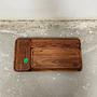 4x Planki Tablett Holz 4