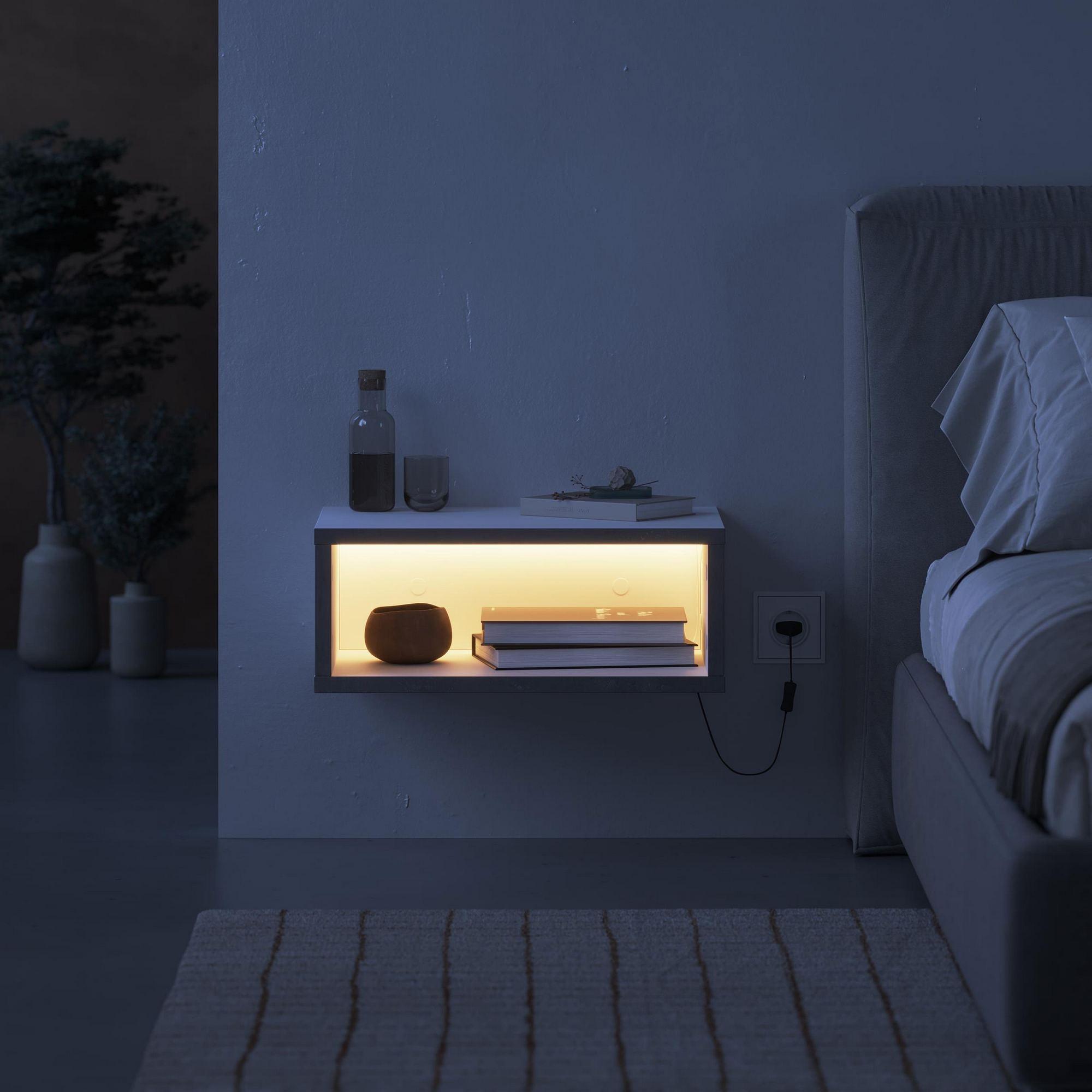 Brik Nightstand White 3