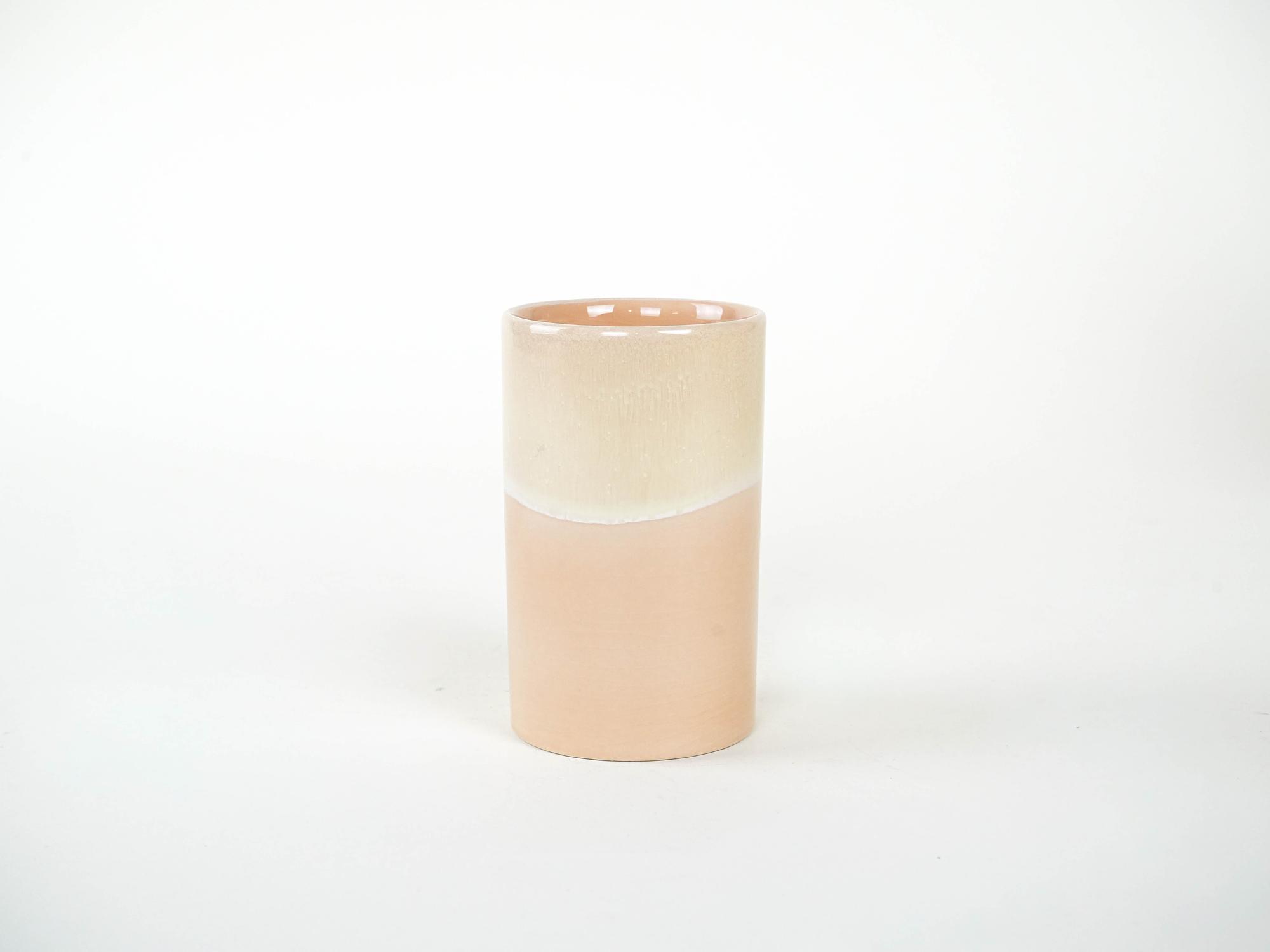 Keramikkrug und Tassenset Beige 1960er Jahre 7