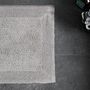 Badteppich Stoff Grau 60 x 90 cm 5