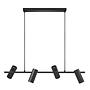 Alanis 4-Spot Pendant Lamp Black 9