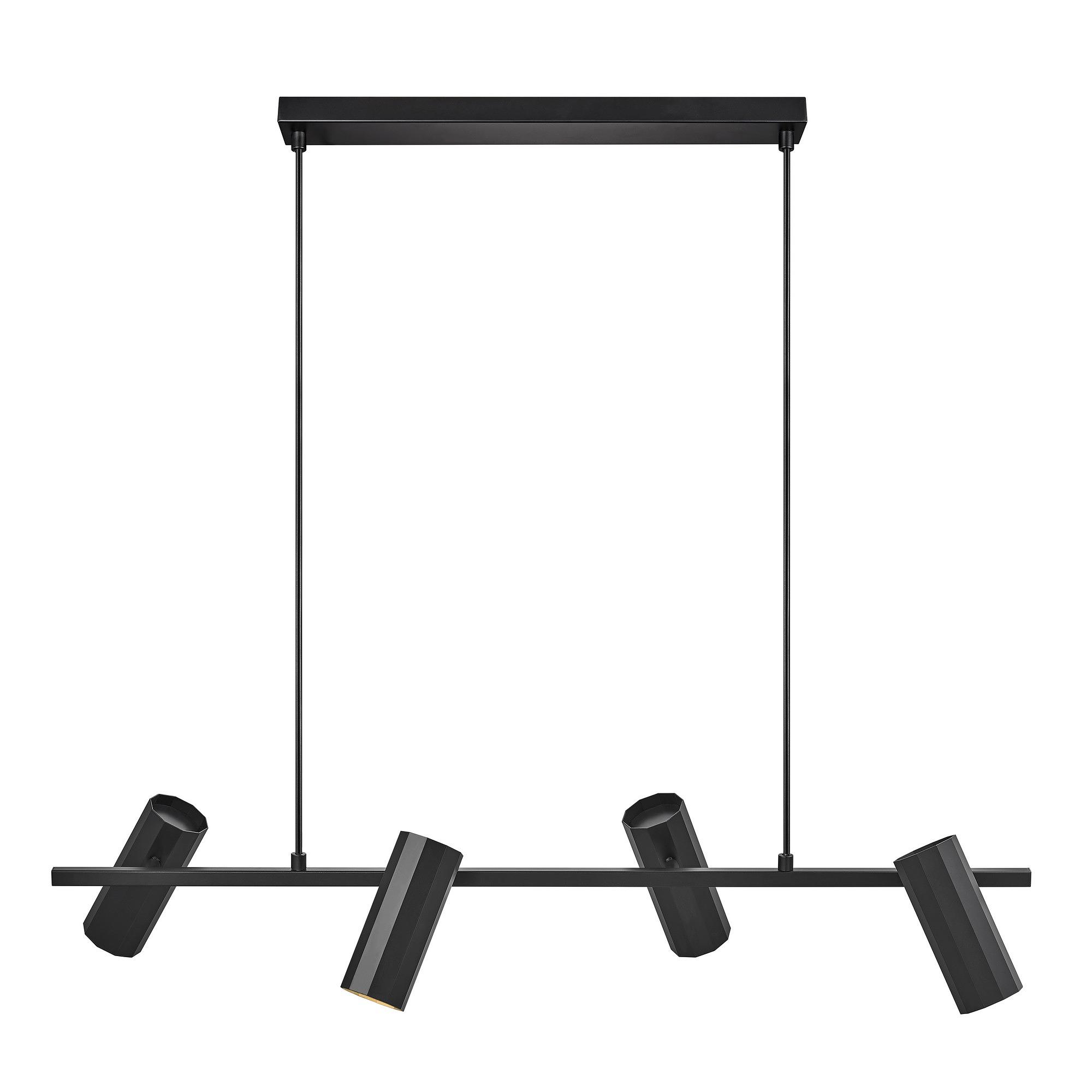 Alanis 4-Spot Pendant Lamp Black 9