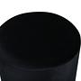 Benji Pouf Messing Schwarzer Samt Ø42cm 3
