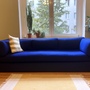 Hackney Sofa 3-Sitzer Wolle Blau 0