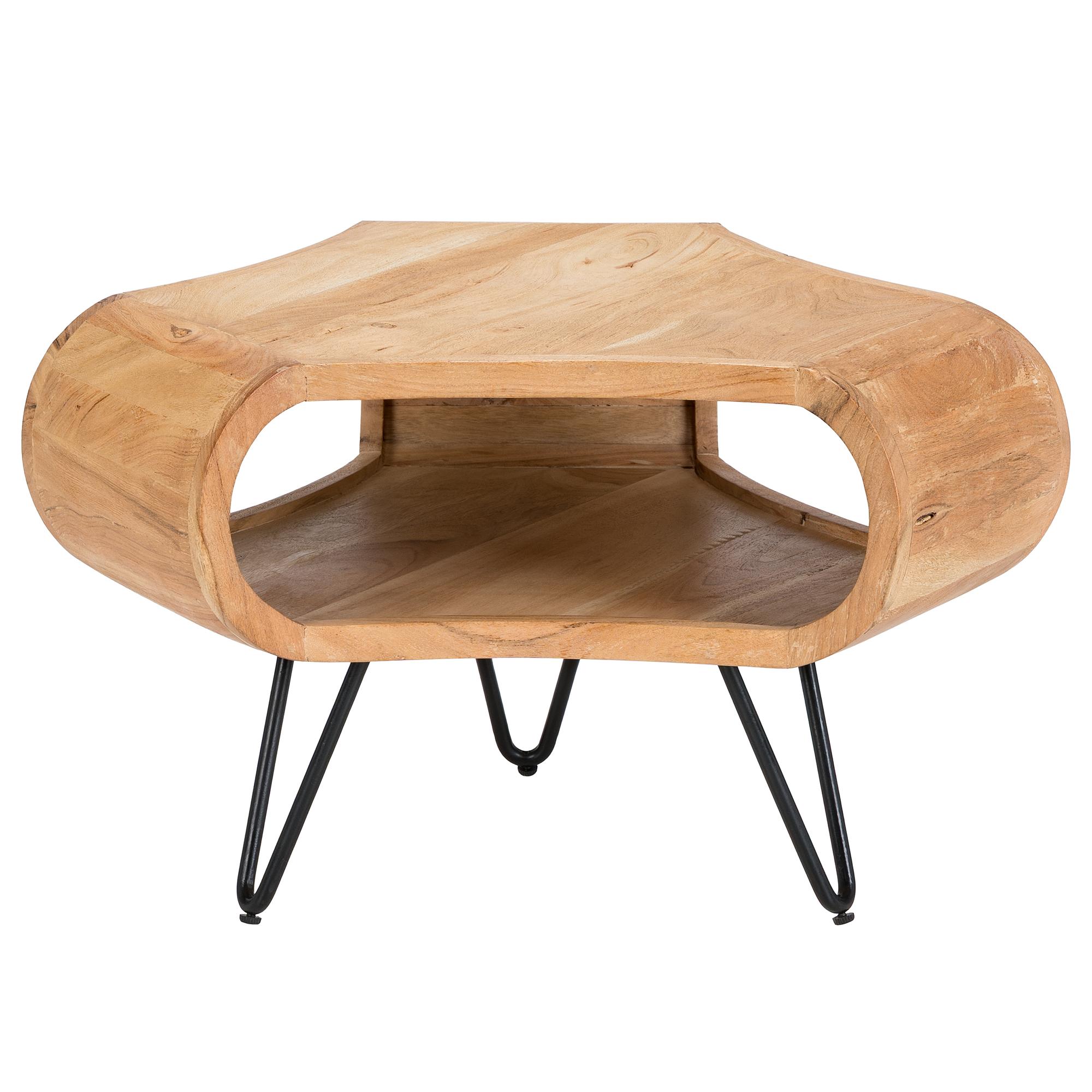 Coffee Table TAZOHO Acacia Black 3