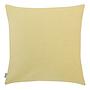 Pillowcase Basic I Cotton Yellow 48 x 48 cm 0