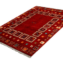 Tappeto Gabbeh Rizbaf lana rosso 3