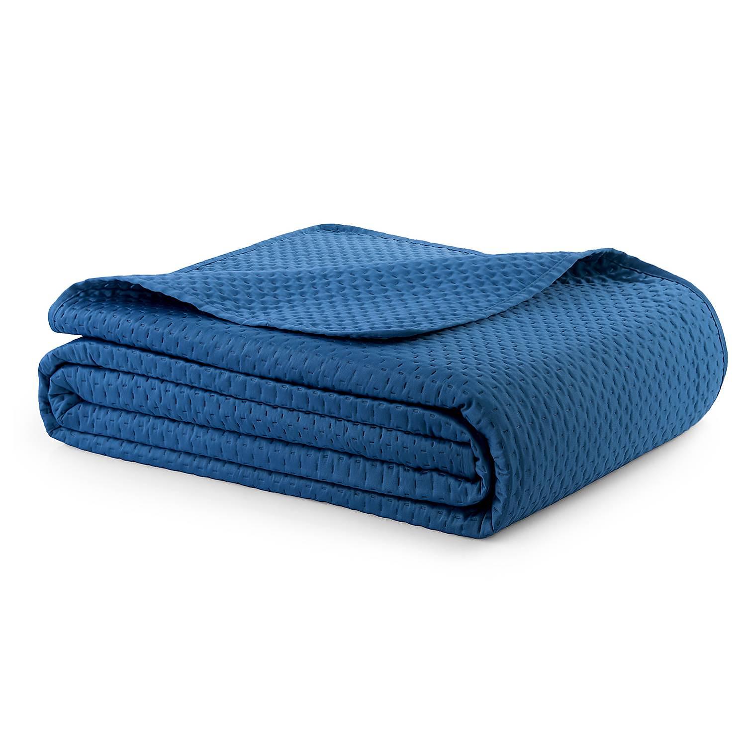 Darmen Tagesdecke Polyester Dunkelblau 220 x 240 cm 0