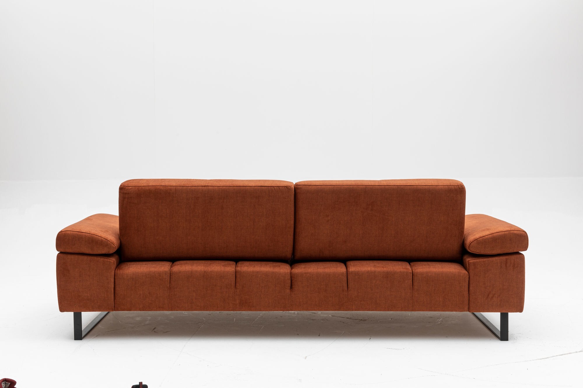 3-seater sofa orange 9