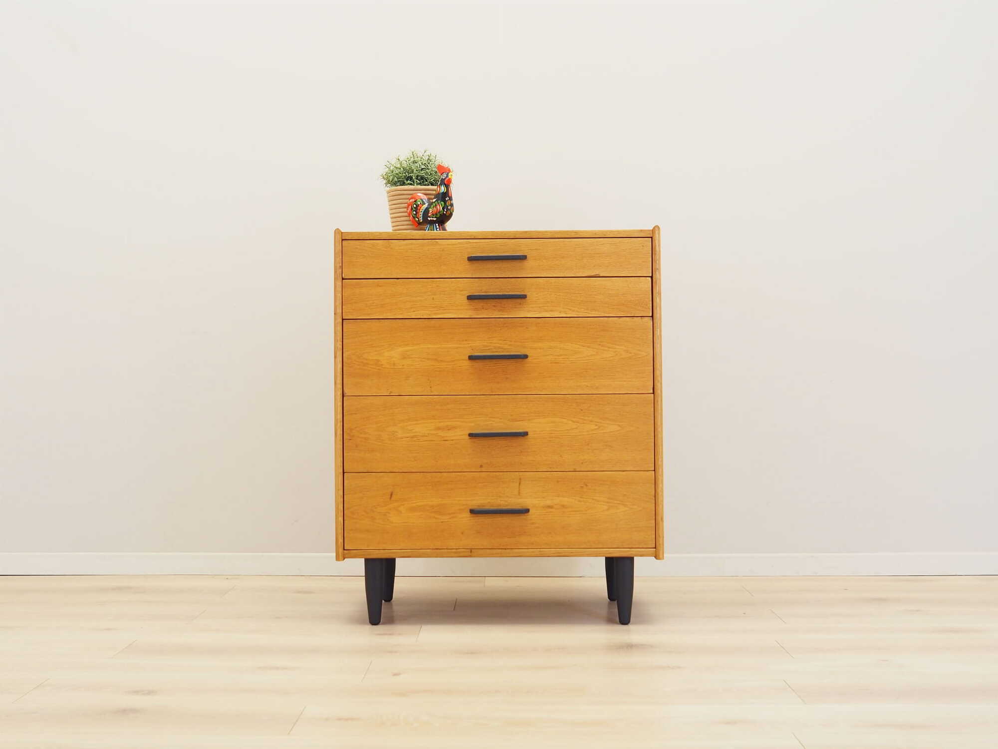 Vintage Kommode Eiche Braun 1960er Jahre 1