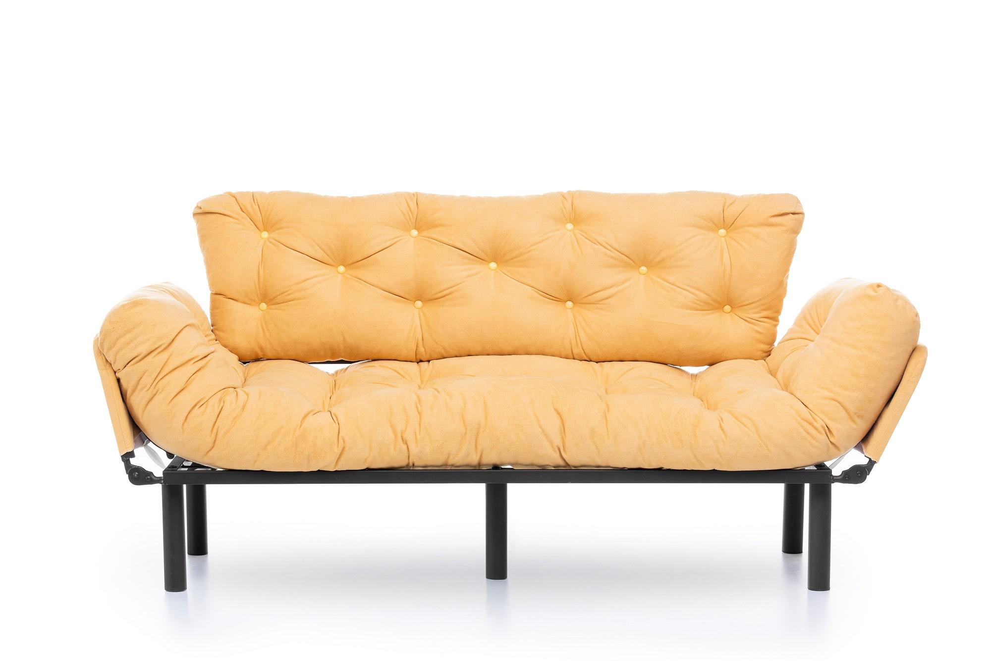 Nitta Triple Sofa Bed 3-Seater Mustard 3