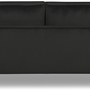 Portobello Sofa 3-Sitzer Samt Metall Schwarz 2