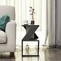 Albeni Side Table Wood Veneer Anthracite 3