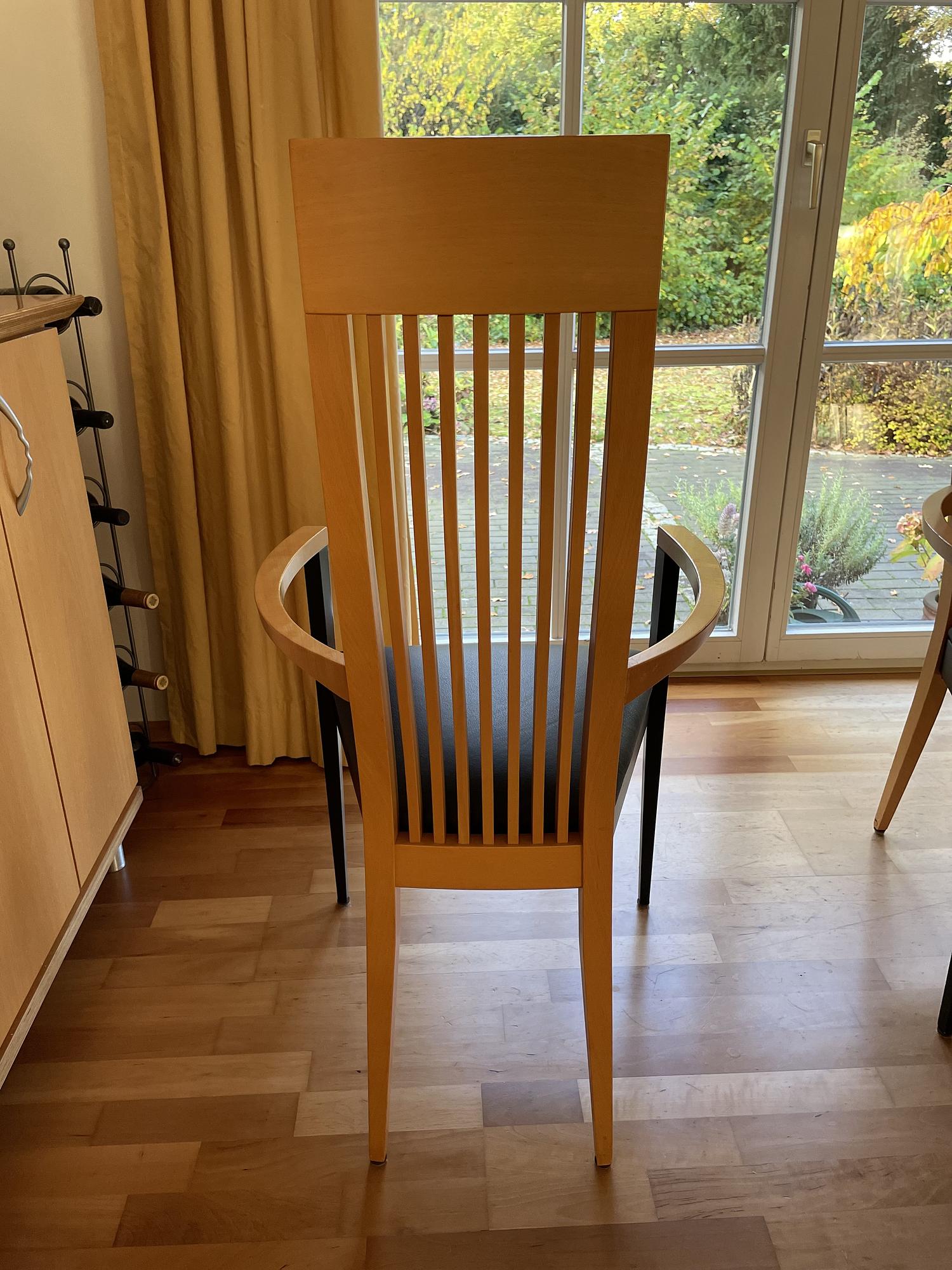 6x Esszimmerstuhl Holz 3