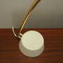 Table lamp metal white 1980s 7