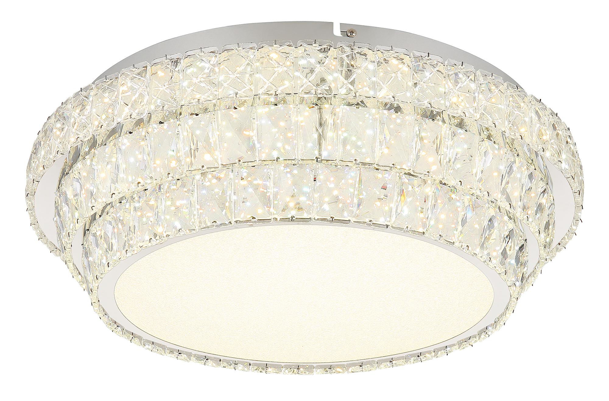 1-Light Klara LED Ceiling Light Glass Iron Ø50cm 3