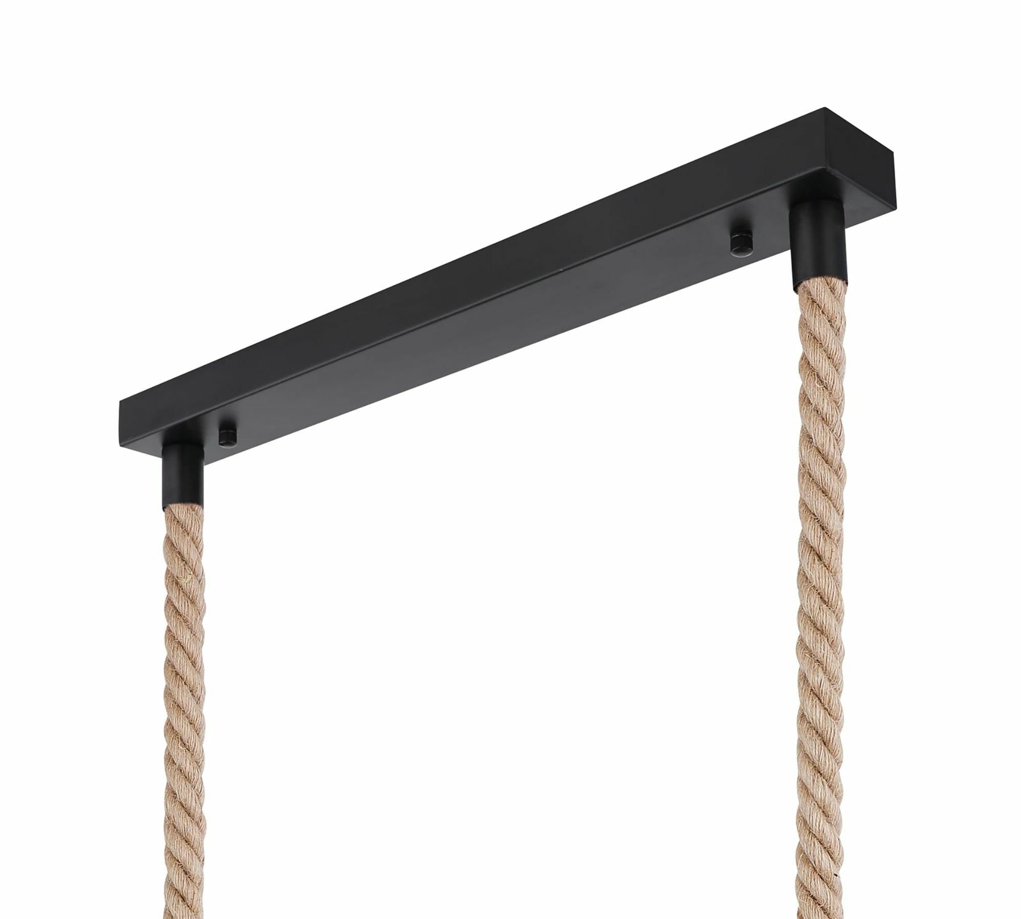 Pendelleuchte Holz Metall Beige Schwarz 7