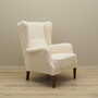 Armchair Textile Wood Cream 1960s 8