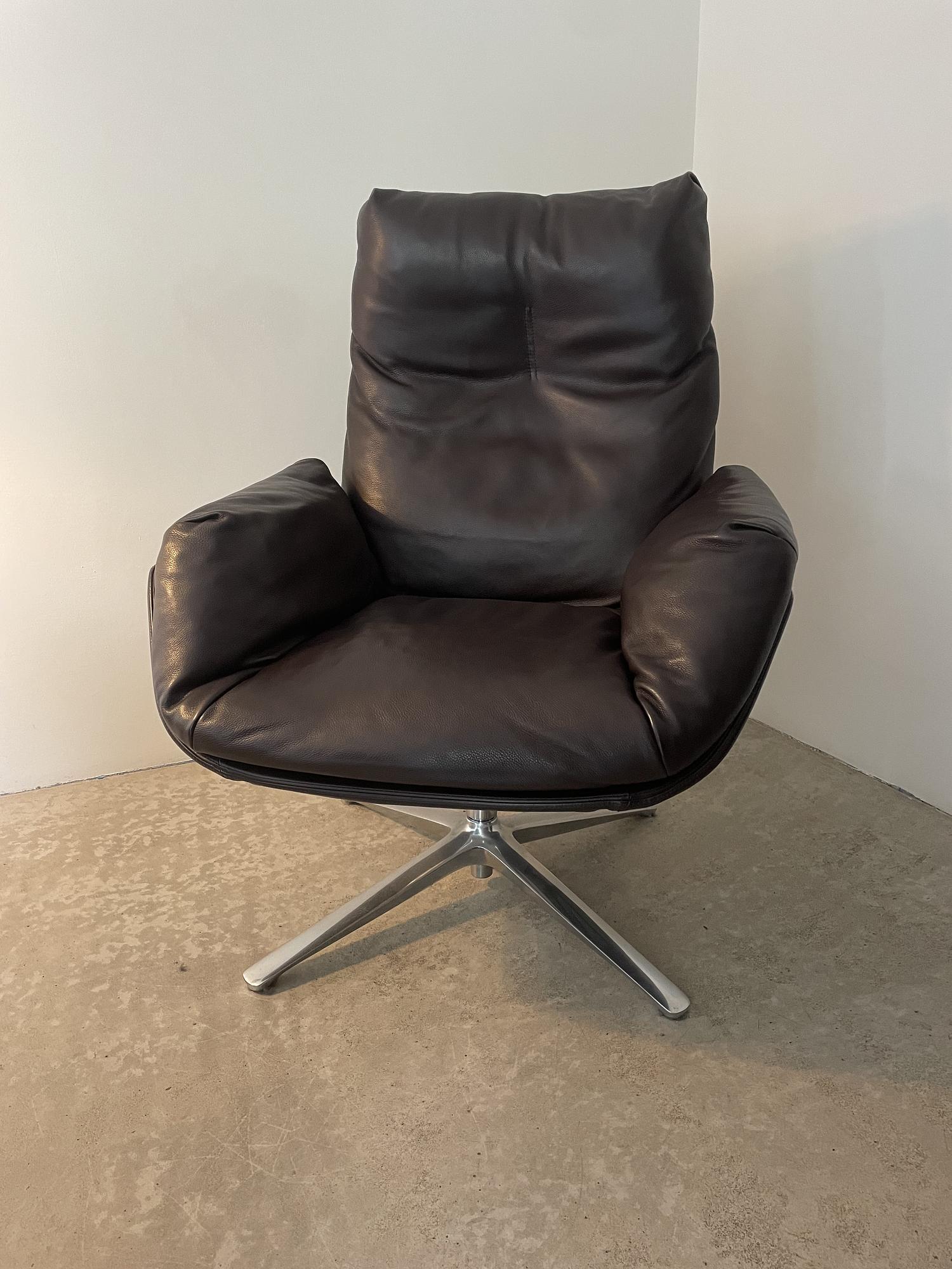 Cordia Lounge-Sessel Leder Puro 602 Braun 0