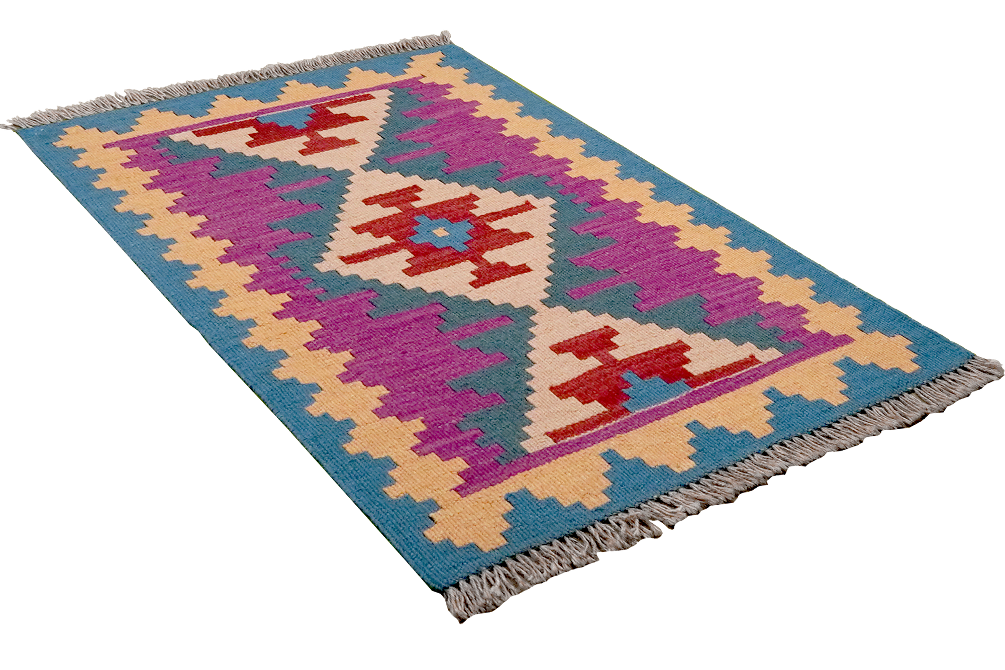 Kilim Gashgai Teppich Mehrfarbig 2