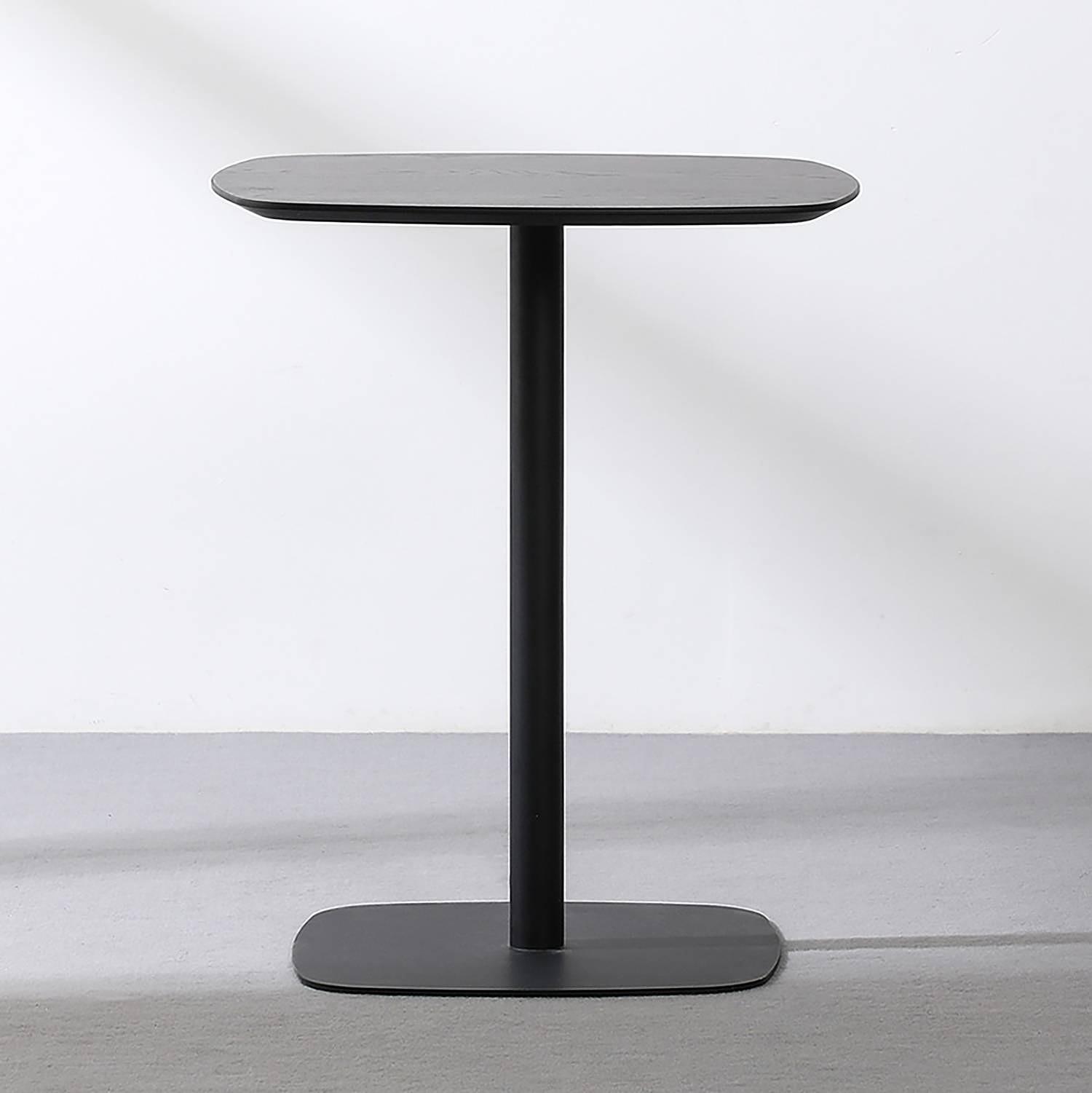 Bistrotisch Finse Metall Eiche Schwarz 3