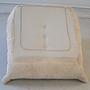 Togo Armchair and Ottoman Set Cord Beige 3