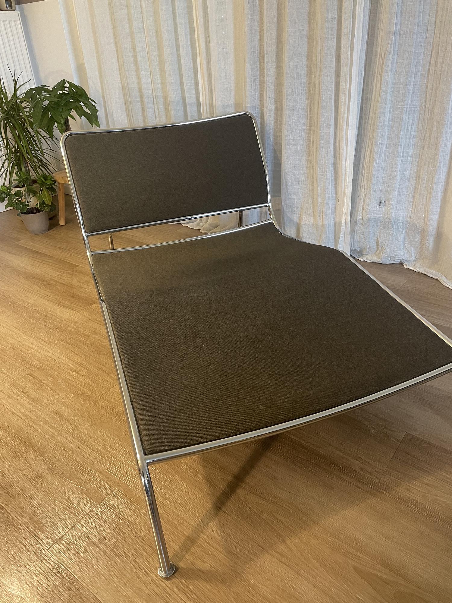 Frog Chaiselongue Baumwolle Chrom 2