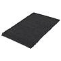 Bath mat Willow Cotton Polyester Anthracite 60 x 100 cm 1