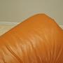 Sessel Leder Braun 1970er Jahre 11