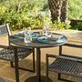 MANTRA Bistrotisch Aluminum Anthrazit 84x84 cm 3