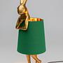 Tischleuchte Animal Rabbit Typ B Stahl Polyresin Grün 2