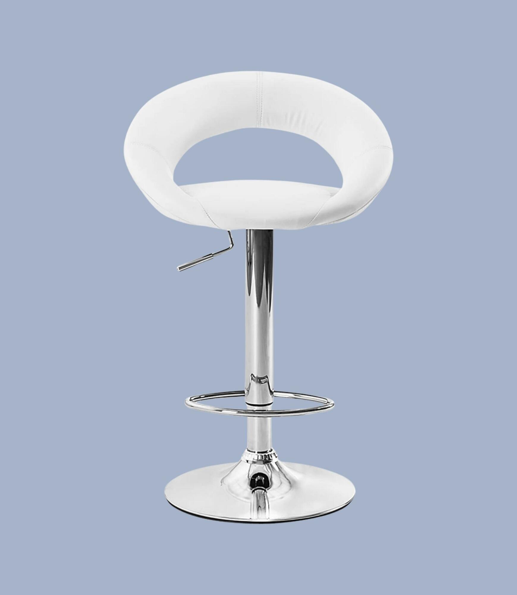 Bar stool Hemingway White / Chrome Single chair 1
