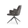 Dining chair fabric gray 9