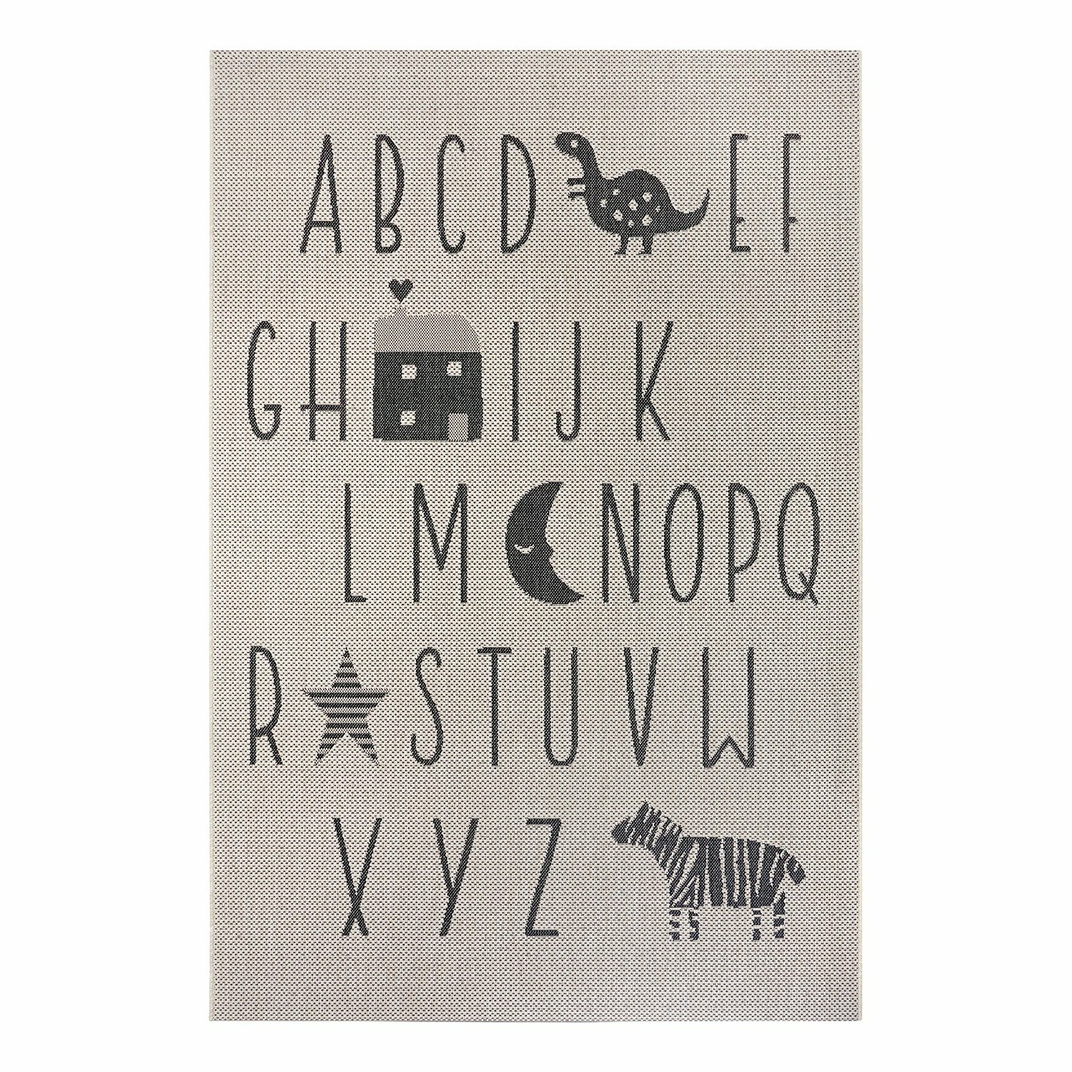 Teppich Textil Beige Gemustert 0