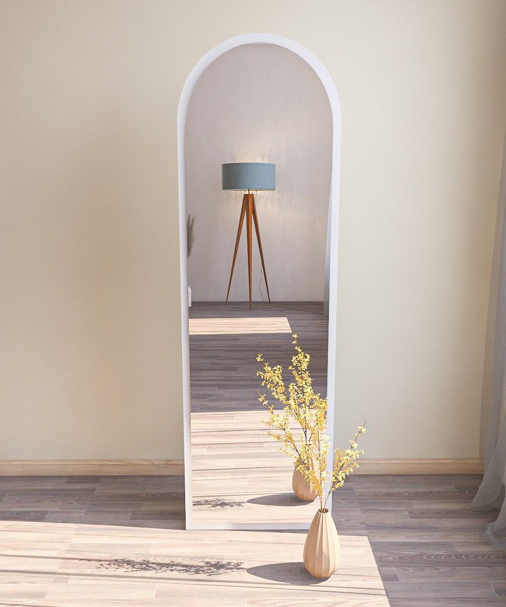 Emma Freestanding mirror White 50cmx 160cm 2