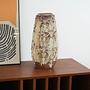 Ceramic Vase Beige 1960s 1