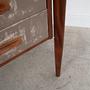 Vintage Desk Teak Wood Brown 1960s 11