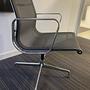 Charles Eames EA108 Aluminium Chair Netzstoff Schwarz 1