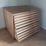 Planschrank Holz Braun 1